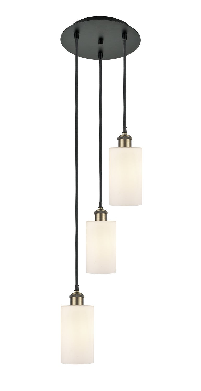 Innovations 113B-3P-BAB-G801 LED Pendant, Black Antique Brass