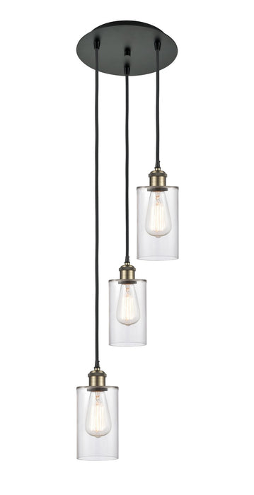 Innovations 113B-3P-BAB-G802 LED Pendant, Black Antique Brass