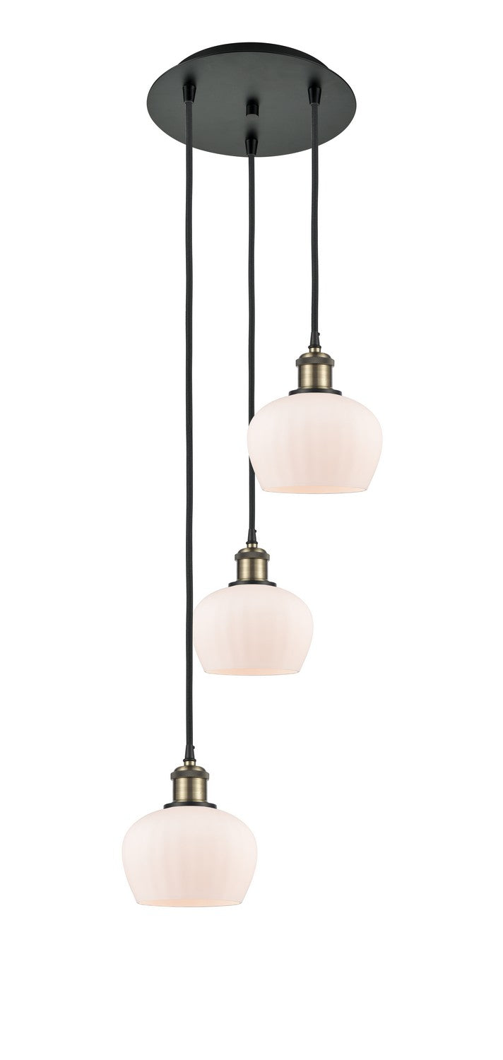 Innovations 113B-3P-BAB-G91 LED Pendant, Black Antique Brass