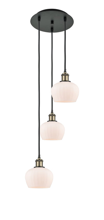 Innovations 113B-3P-BAB-G91 LED Pendant, Black Antique Brass