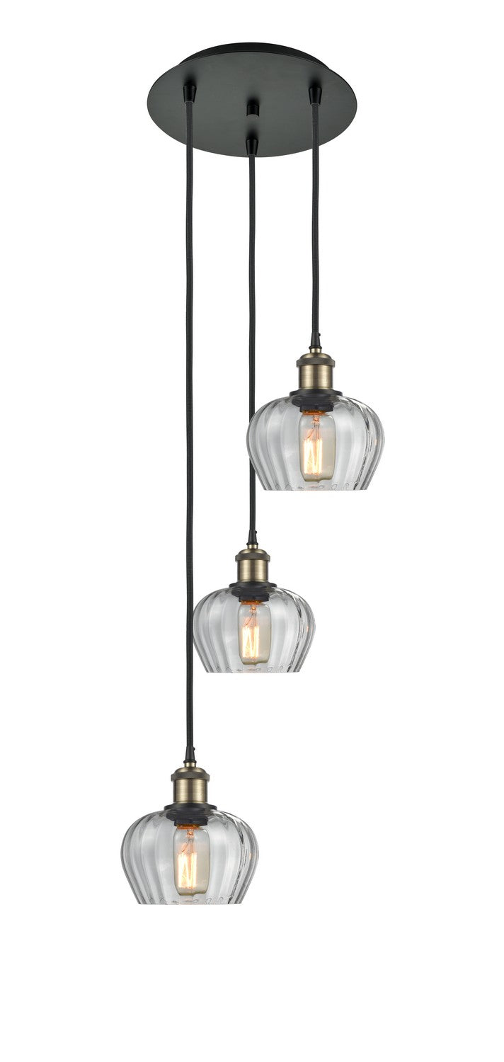 Innovations 113B-3P-BAB-G92 LED Pendant, Black Antique Brass