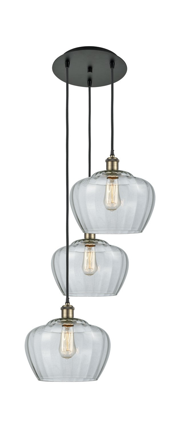 Innovations 113B-3P-BAB-G92-L LED Pendant, Black Antique Brass