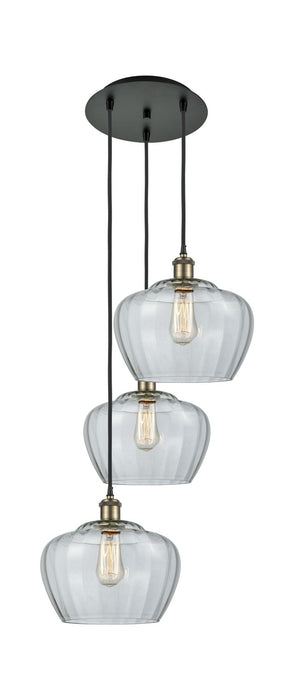 Innovations 113B-3P-BAB-G92-L LED Pendant, Black Antique Brass