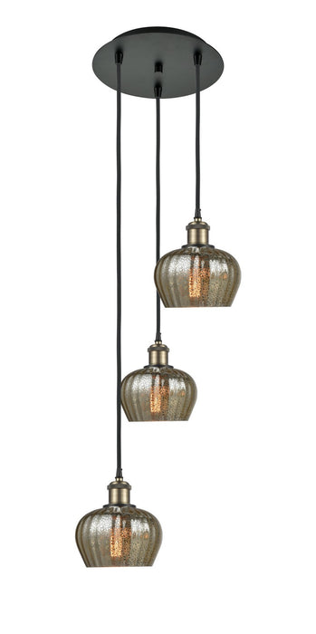 Innovations 113B-3P-BAB-G96 LED Pendant, Black Antique Brass