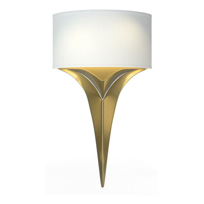 Hubbardton Forge 205315-SKT-86-SF1092 LED Wall Sconce, Modern Brass
