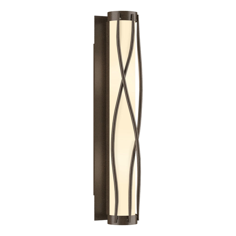 Hubbardton Forge 205401-SKT-05-GG0347 Four Light Wall Sconce, Bronze