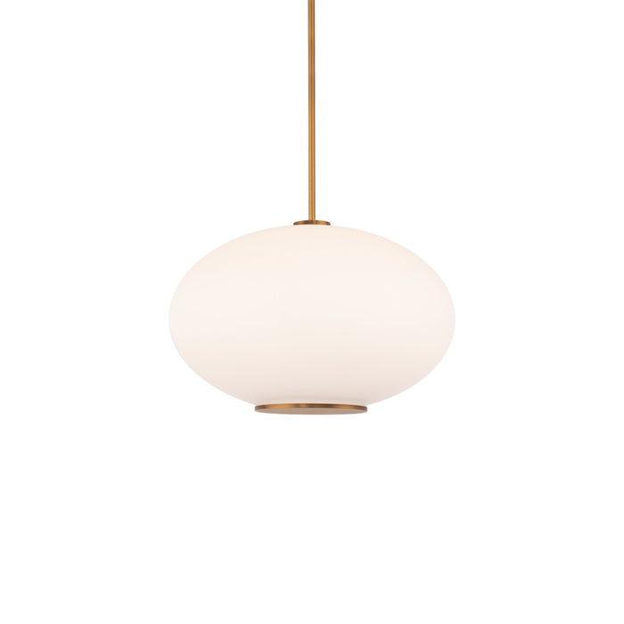 Modern Forms PD-72316-30-AB LED Pendant, Aged Brass