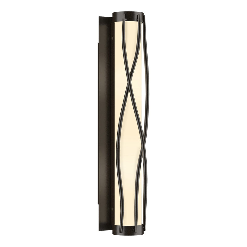 Hubbardton Forge 205401-SKT-14-GG0347 Four Light Wall Sconce, Oil Rubbed Bronze