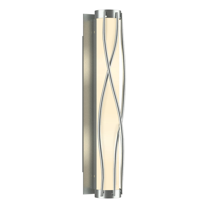 Hubbardton Forge 205401-SKT-82-GG0347 Four Light Wall Sconce, Vintage Platinum