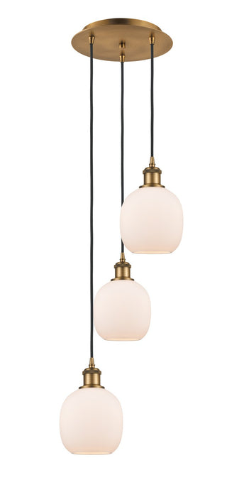 Innovations 113B-3P-BB-G101 LED Pendant, Brushed Brass
