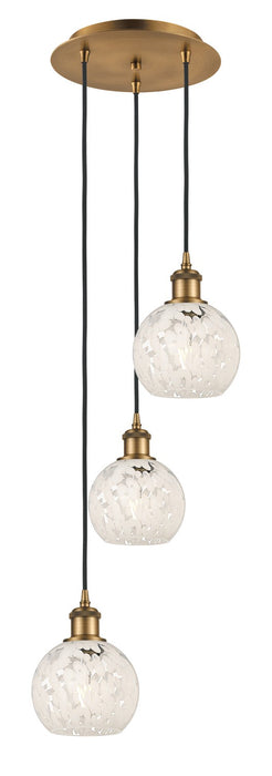 Innovations 113B-3P-BB-G1216-6WM LED Pendant, Brushed Brass
