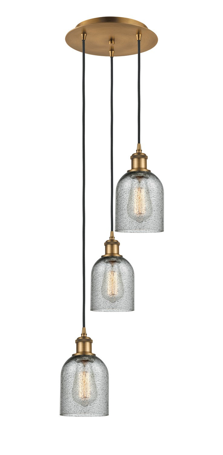 Innovations 113B-3P-BB-G257 LED Pendant, Brushed Brass