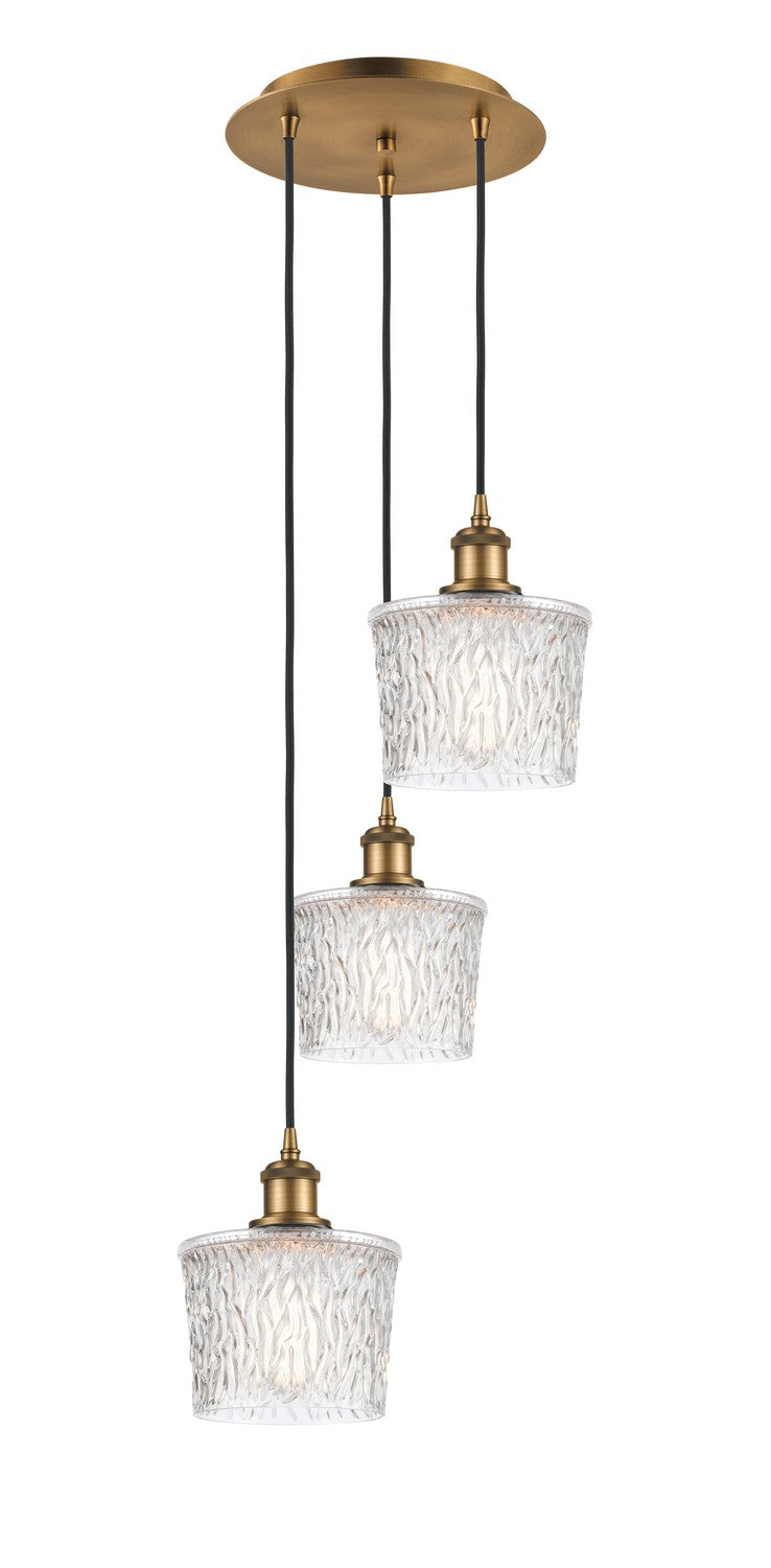 Innovations 113B-3P-BB-G402 LED Pendant, Brushed Brass