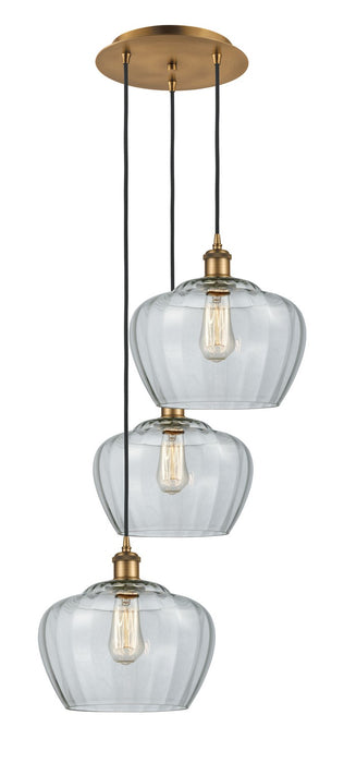 Innovations 113B-3P-BB-G92-L LED Pendant, Brushed Brass