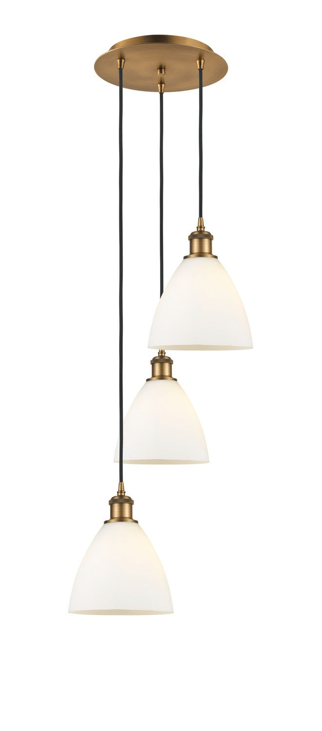 Innovations 113B-3P-BB-GBD-751 LED Pendant, Brushed Brass