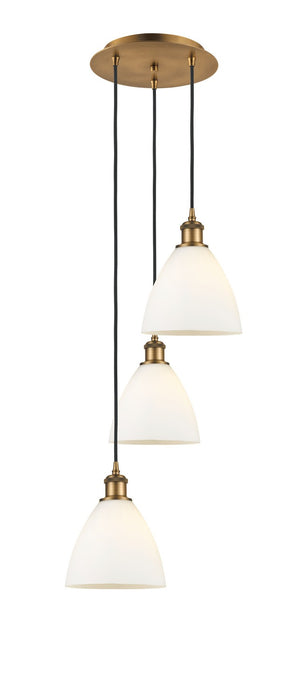 Innovations 113B-3P-BB-GBD-751 LED Pendant, Brushed Brass
