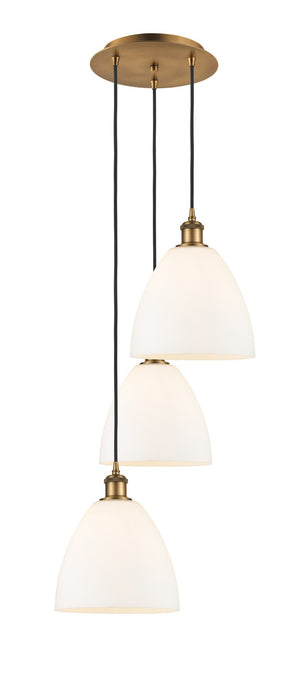 Innovations 113B-3P-BB-GBD-91 LED Pendant, Brushed Brass