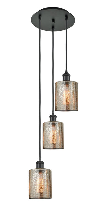 Innovations 113B-3P-BK-G116 LED Pendant, Matte Black