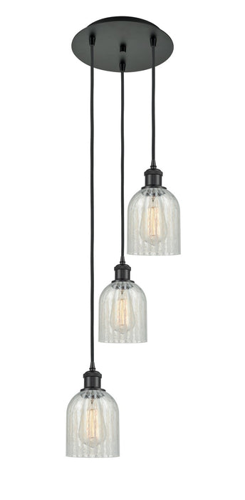 Innovations 113B-3P-BK-G2511 LED Pendant, Matte Black