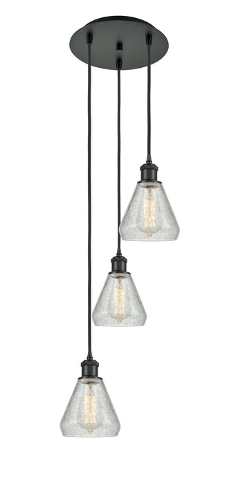 Innovations 113B-3P-BK-G275 LED Pendant, Matte Black