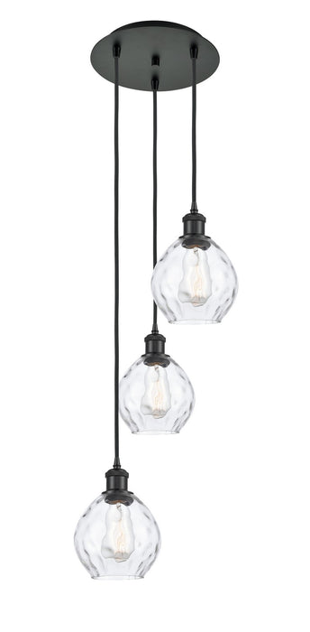 Innovations 113B-3P-BK-G362 LED Pendant, Matte Black