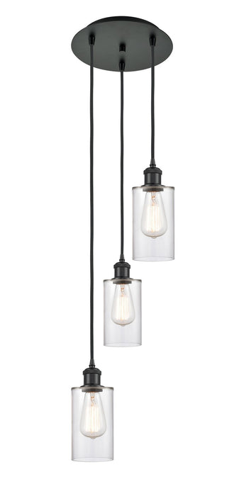 Innovations 113B-3P-BK-G802 LED Pendant, Matte Black