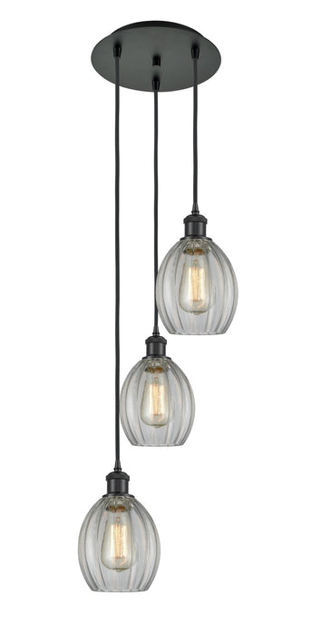 Innovations 113B-3P-BK-G82 LED Pendant, Matte Black