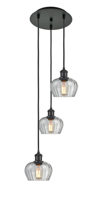 Innovations 113B-3P-BK-G92 LED Pendant, Matte Black