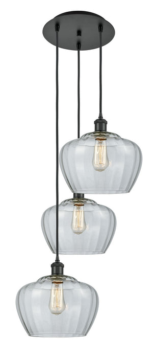 Innovations 113B-3P-BK-G92-L LED Pendant, Matte Black