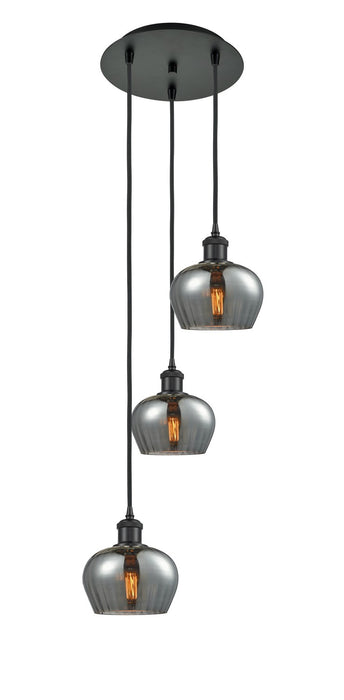Innovations 113B-3P-BK-G93 LED Pendant, Matte Black