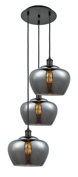 Innovations 113B-3P-BK-G93-L LED Pendant, Matte Black