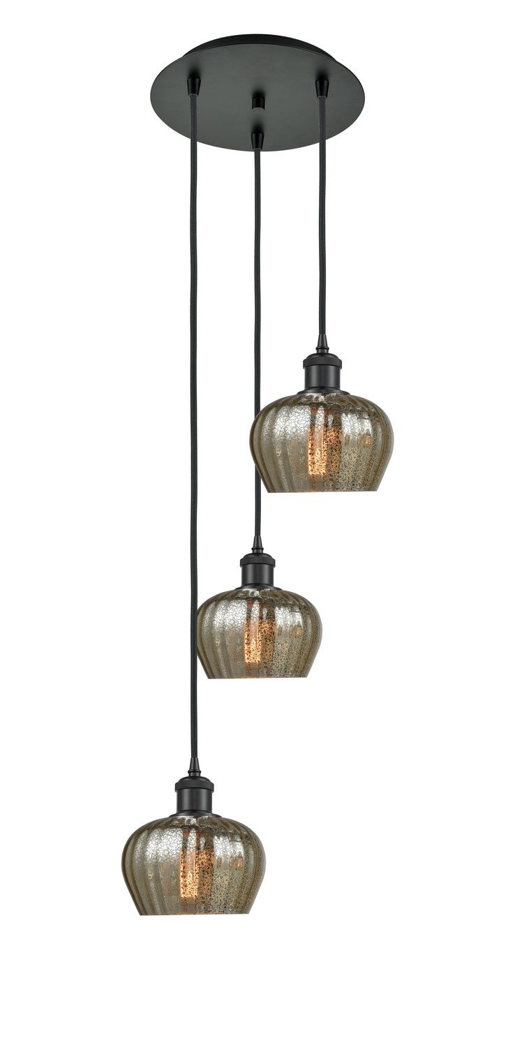 Innovations 113B-3P-BK-G96 LED Pendant, Matte Black