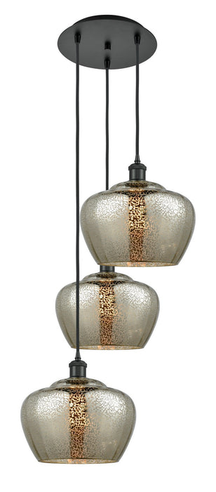 Innovations 113B-3P-BK-G96-L LED Pendant, Matte Black