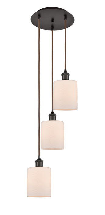 Innovations 113B-3P-OB-G111 LED Pendant, Oil Rubbed Bronze