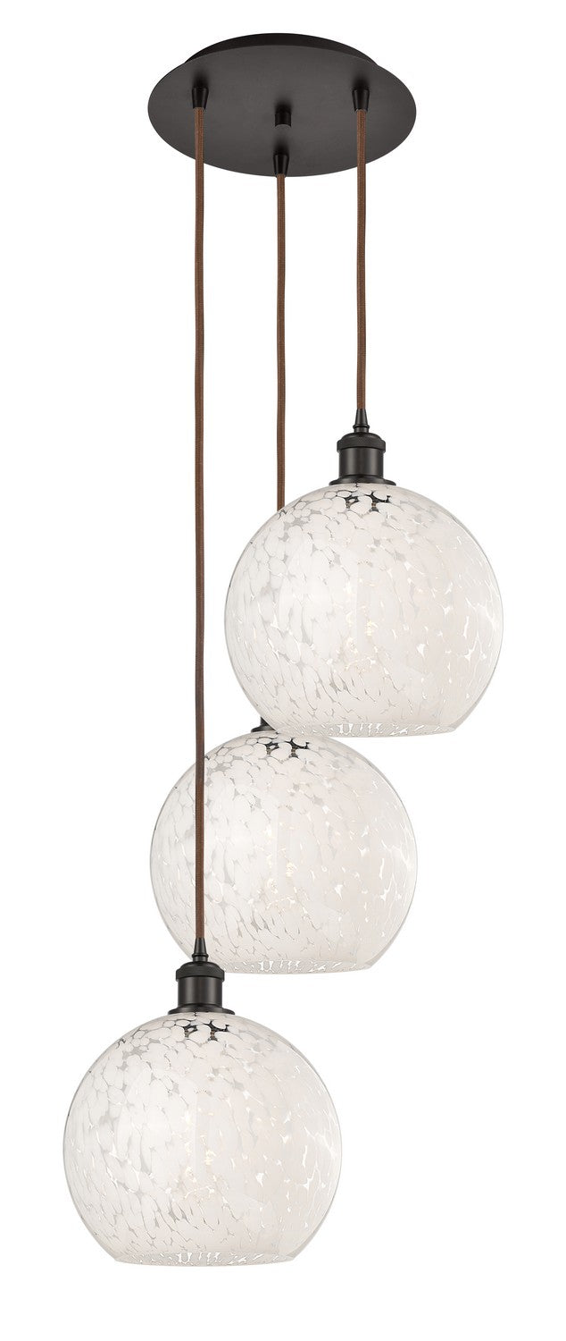 Innovations 113B-3P-OB-G1216-10WM LED Pendant, Oil Rubbed Bronze
