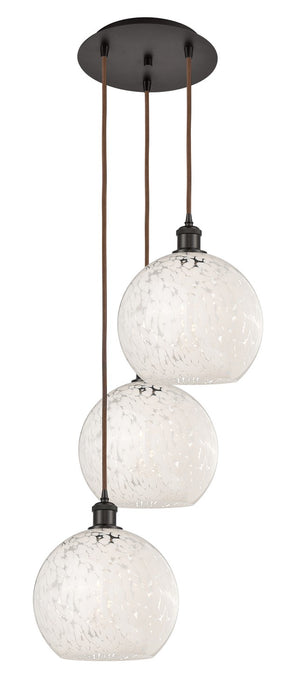 Innovations 113B-3P-OB-G1216-10WM LED Pendant, Oil Rubbed Bronze