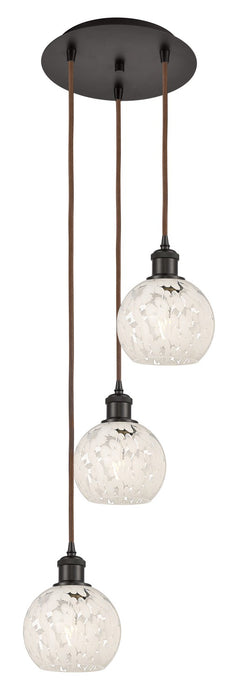 Innovations 113B-3P-OB-G1216-6WM LED Pendant, Oil Rubbed Bronze
