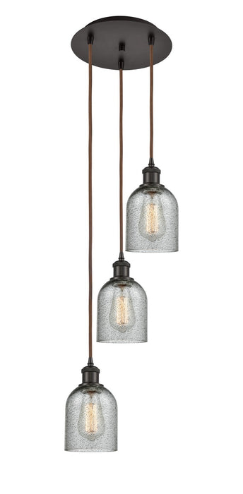 Innovations 113B-3P-OB-G257 LED Pendant, Oil Rubbed Bronze