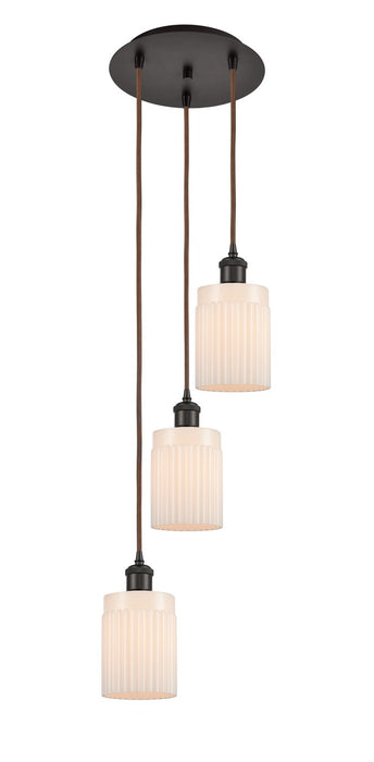 Innovations 113B-3P-OB-G341 LED Pendant, Oil Rubbed Bronze