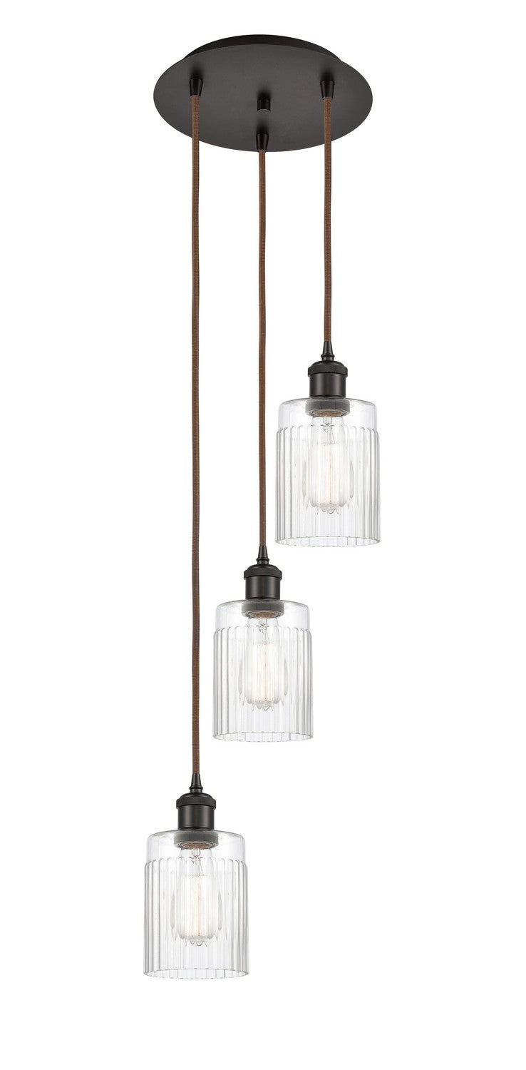 Innovations 113B-3P-OB-G342 LED Pendant, Oil Rubbed Bronze