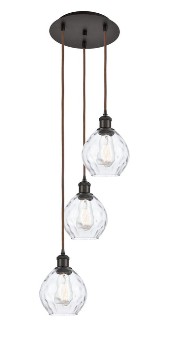 Innovations 113B-3P-OB-G362 LED Pendant, Oil Rubbed Bronze