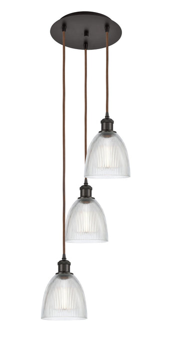 Innovations 113B-3P-OB-G382 LED Pendant, Oil Rubbed Bronze