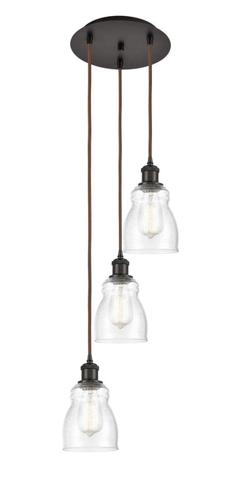 Innovations 113B-3P-OB-G394 LED Pendant, Oil Rubbed Bronze