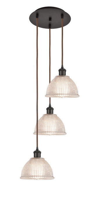 Innovations 113B-3P-OB-G422 LED Pendant, Oil Rubbed Bronze
