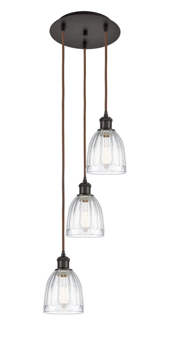 Innovations 113B-3P-OB-G442 LED Pendant, Oil Rubbed Bronze