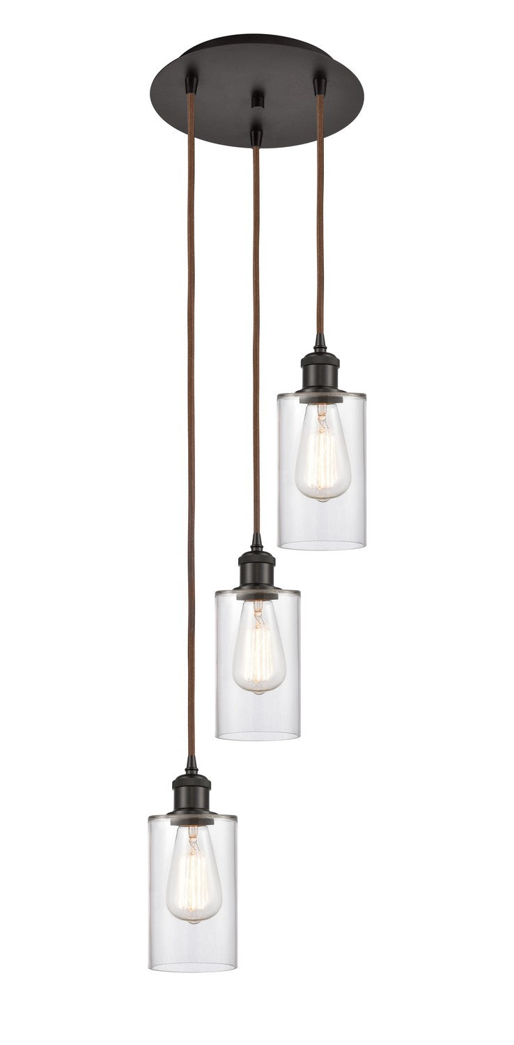 Innovations 113B-3P-OB-G802 LED Pendant, Oil Rubbed Bronze