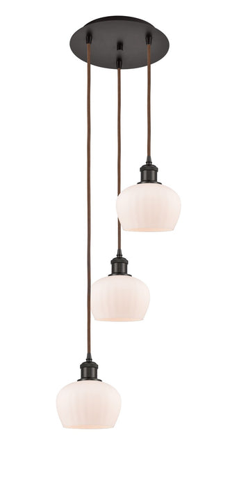 Innovations 113B-3P-OB-G91 LED Pendant, Oil Rubbed Bronze