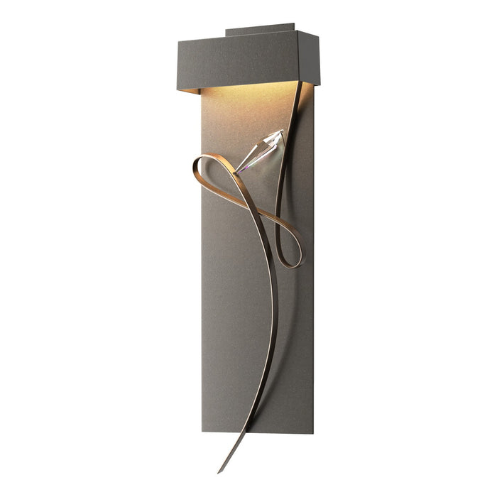 Hubbardton Forge 205440-LED-07-05-CR LED Wall Sconce, Dark Smoke