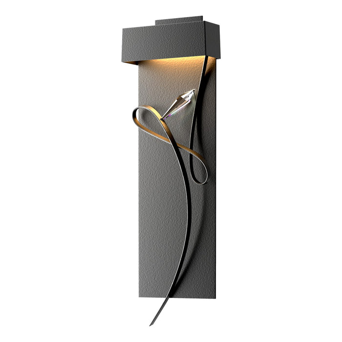 Hubbardton Forge 205440-LED-10-10-CR LED Wall Sconce, Black
