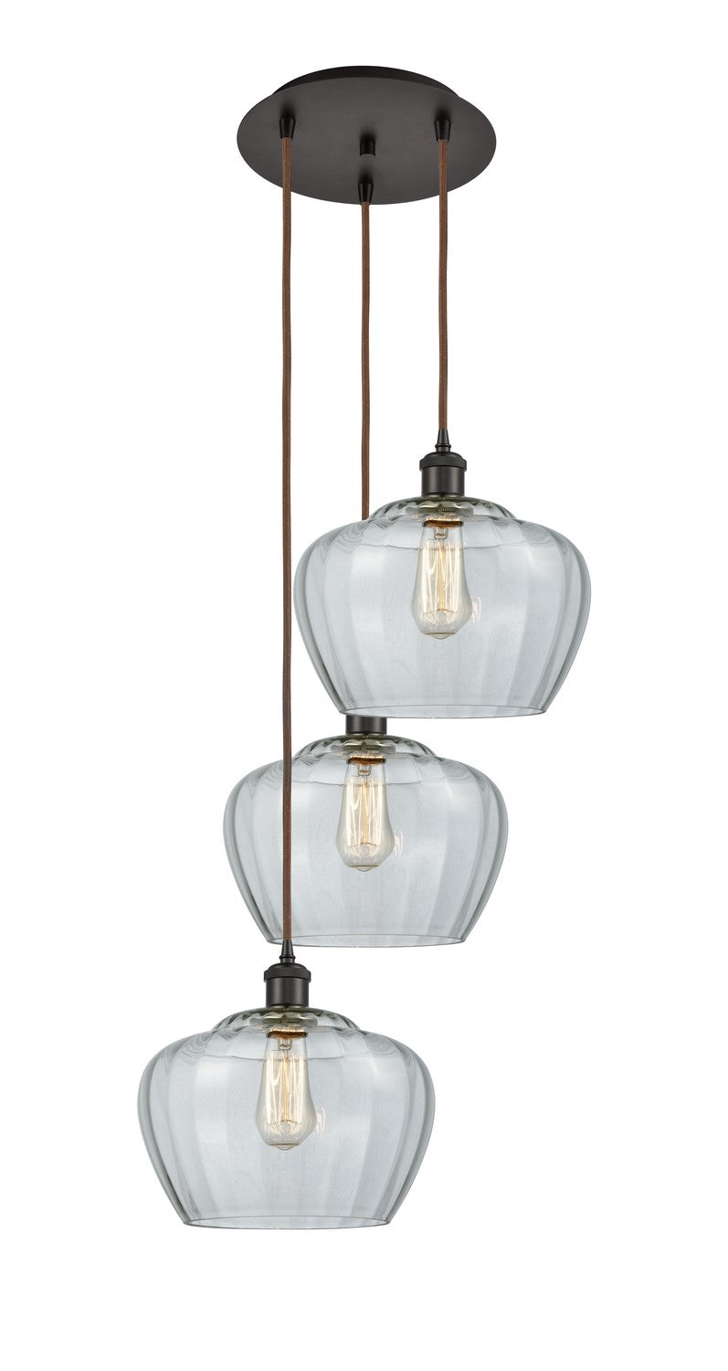Innovations 113B-3P-OB-G92-L LED Pendant, Oil Rubbed Bronze